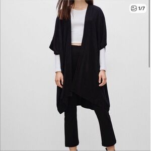Aritzia Azure Skies Aitken Kimono Cardigan in Black Women’s Size XXS/XS